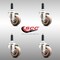 Service Caster 3 Inch 316SS High Temp Glass Filled Nylon 3/4 Inch Expanding Stem Caster Set SCC-SS316EX20S314-GFNSHT-34-4 - alternate 3